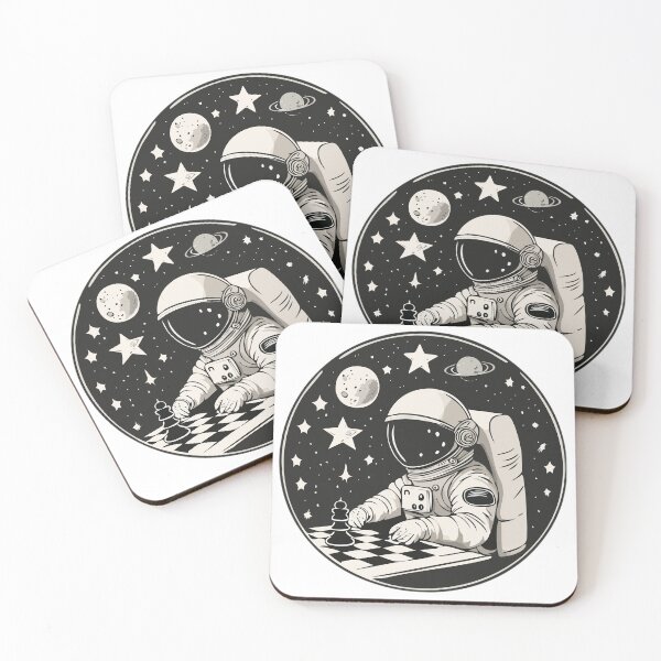 Item preview, Astronaut Playing Chess in Space – Strategic Dreamer designed and sold by DREAMCHSER.