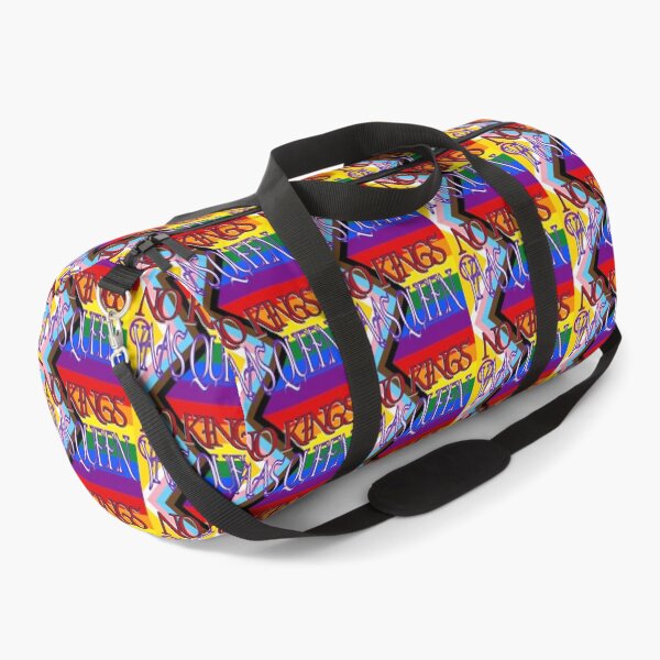 Item preview, No Kings Yaas Queen – Inclusive Pride Flag Typography Statement designed and sold by aadventures.