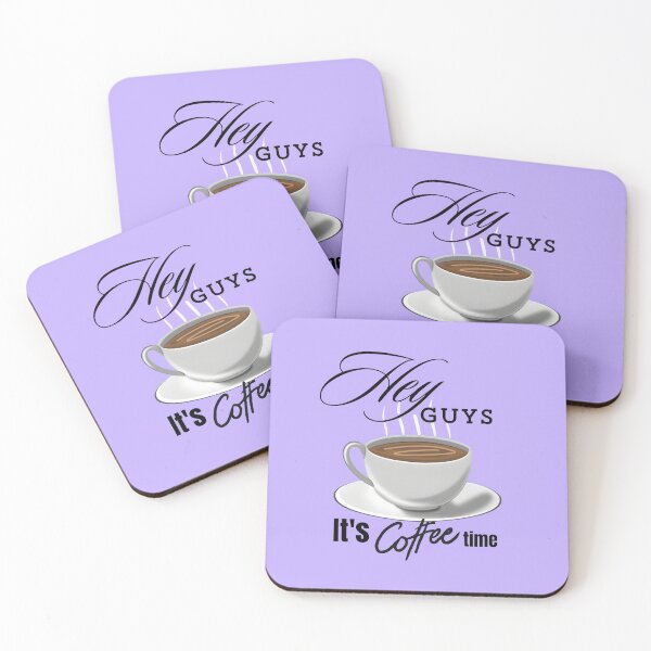 Item preview, Hey Guys, It’s Coffee Time – Fun Coffee Quote for Social Sippers & Java Lovers designed and sold by Style-Sense.