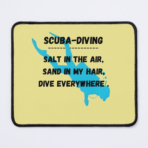 Item preview, Scuba Diving – Salt in the Air, Sand in My Hair, Dive Everywhere | Beach & Ocean Quote Design designed and sold by Style-Sense.
