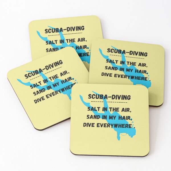 Item preview, Scuba Diving – Salt in the Air, Sand in My Hair, Dive Everywhere | Beach & Ocean Quote Design designed and sold by Style-Sense.