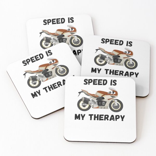 Item preview, Speed Is My Therapy – Bold Racing Quote for Adrenaline Junkies & Speed Lovers designed and sold by Style-Sense.