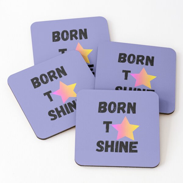 Item preview, Born to Shine – Empowering Typography Design for Confident Souls & Dreamers designed and sold by Style-Sense.
