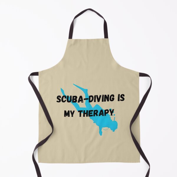 Item preview, Scuba Diving Is My Therapy – Ocean Adventure Quote for Divers & Sea Lovers designed and sold by Style-Sense.