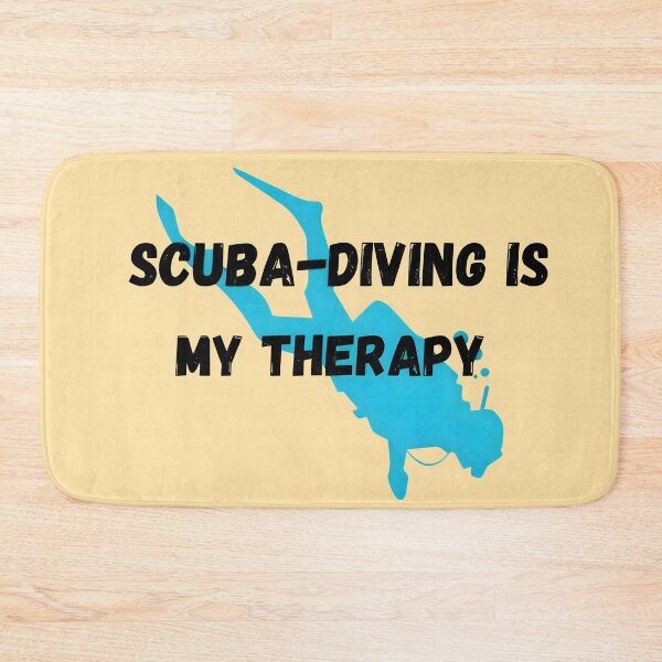 Item preview, Scuba Diving Is My Therapy – Ocean Adventure Quote for Divers & Sea Lovers designed and sold by Style-Sense.