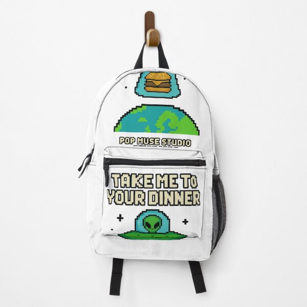 Item preview, Take Me to Your Dinner – Alien Burger Pixel Art designed and sold by giant_ani.