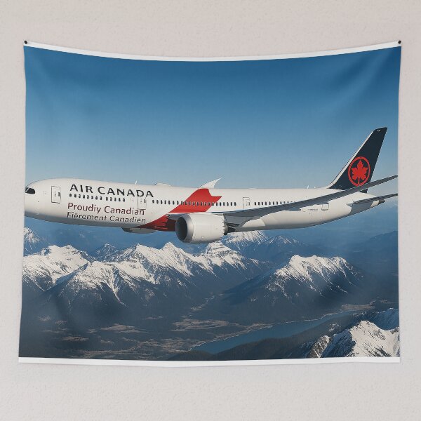 Item preview, Air Canada 787 Proudly Canadian Over the Rockies designed and sold by Skyframe Aviation.