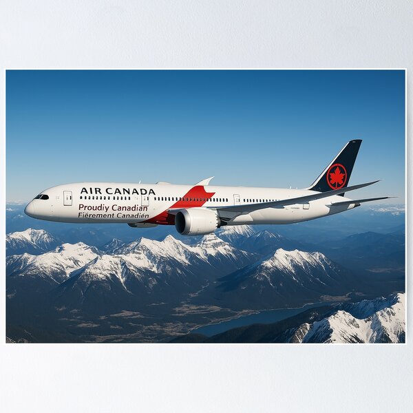 Item preview, Air Canada 787 Proudly Canadian Over the Rockies designed and sold by Start-Aviation.