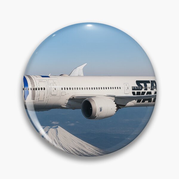 Item preview, ANA 787 R2-D2 Star Wars Livery Over Mount Fuji designed and sold by Skyframe Aviation.