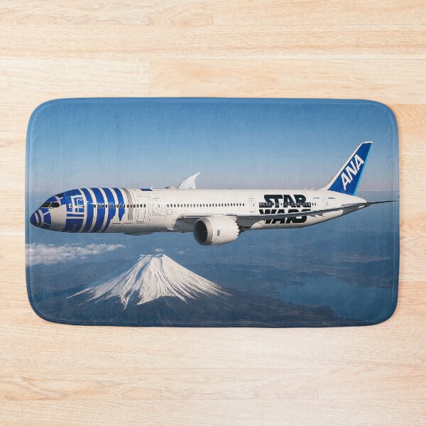 Item preview, ANA 787 R2-D2 Star Wars Livery Over Mount Fuji designed and sold by Skyframe Aviation.