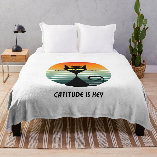 Item preview, Cattitude Is Key – Funny Cat Lover Quote with Sass & Style designed and sold by Style-Sense.