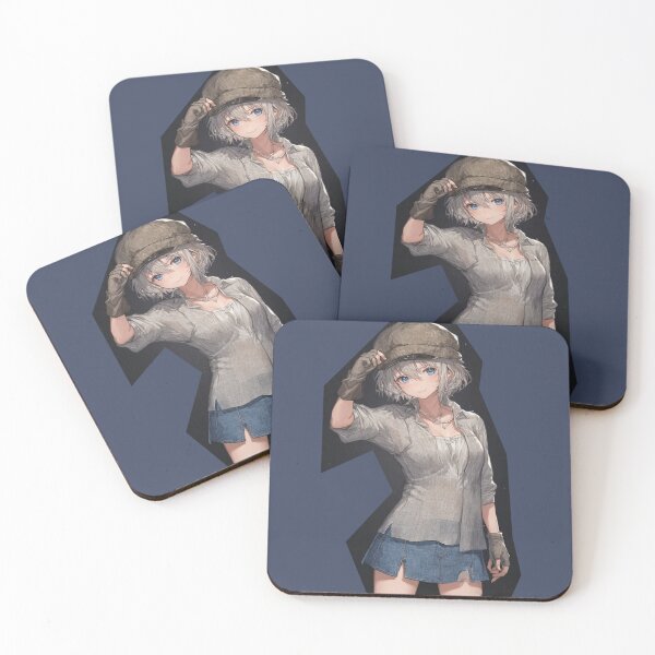 Item preview, Gray-Haired Anime Girl designed and sold by ArtsJulian.