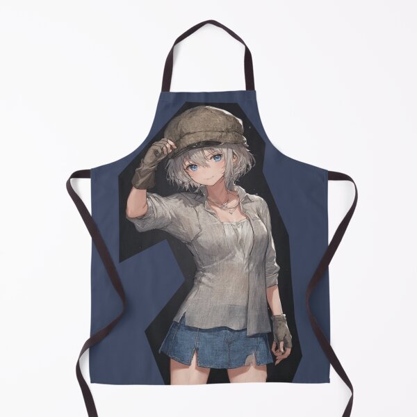 Item preview, Gray-Haired Anime Girl designed and sold by ArtsJulian.