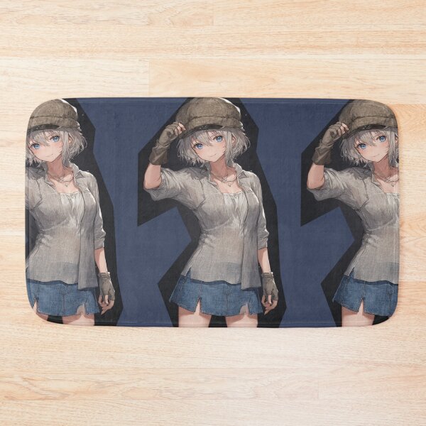 Item preview, Gray-Haired Anime Girl designed and sold by ArtsJulian.