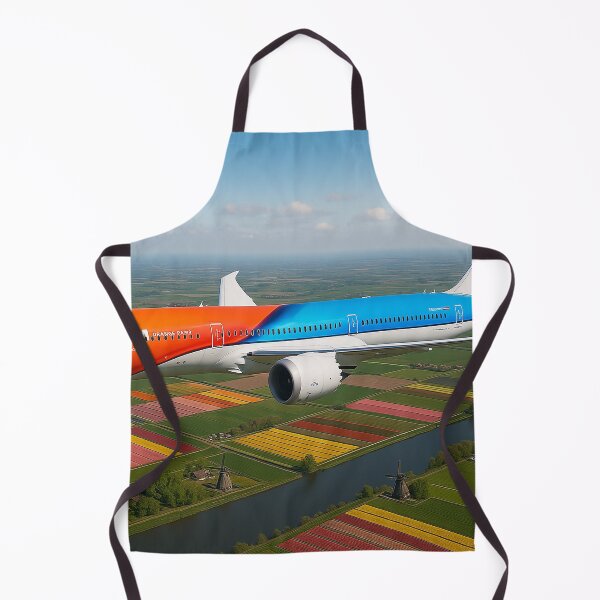 Item preview, KLM 787 Orange Pride Over Dutch Tulip Fields designed and sold by Skyframe Aviation.