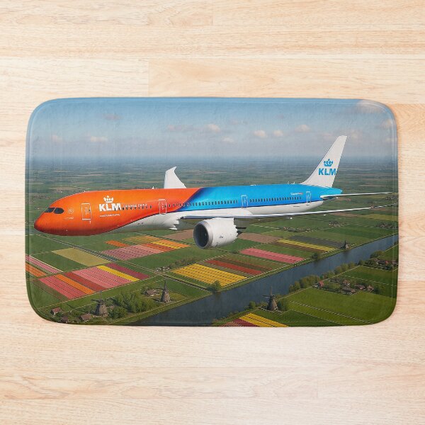 Item preview, KLM 787 Orange Pride Over Dutch Tulip Fields designed and sold by Skyframe Aviation.