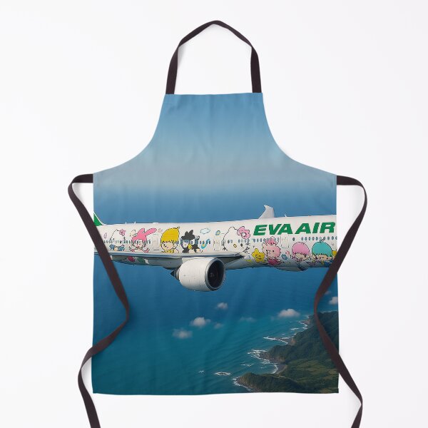 Item preview, EVA Air 777 Sanrio Characters Over Taiwan Coast designed and sold by Skyframe Aviation.