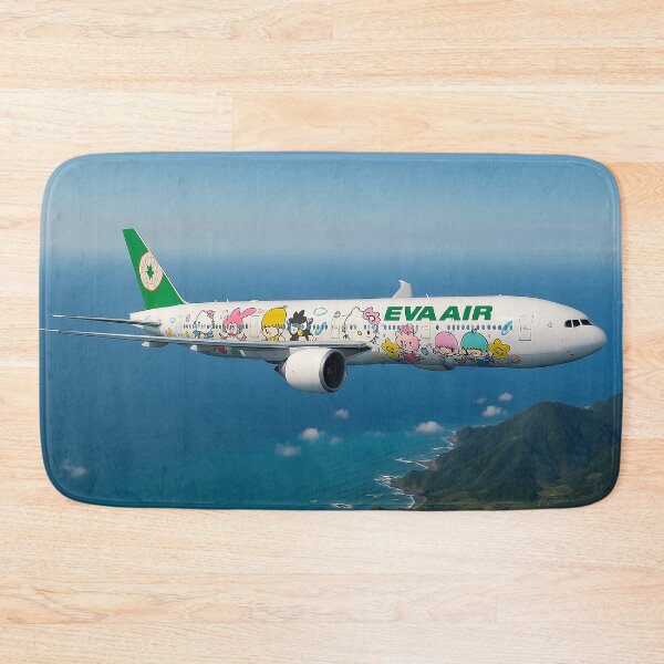 Item preview, EVA Air 777 Sanrio Characters Over Taiwan Coast designed and sold by Skyframe Aviation.