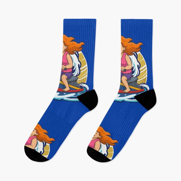 Item preview, Girl on Jet Ski Adventure Design – Fun Water Sports Art with Summer Vibes designed and sold by ArtsyExplorer.