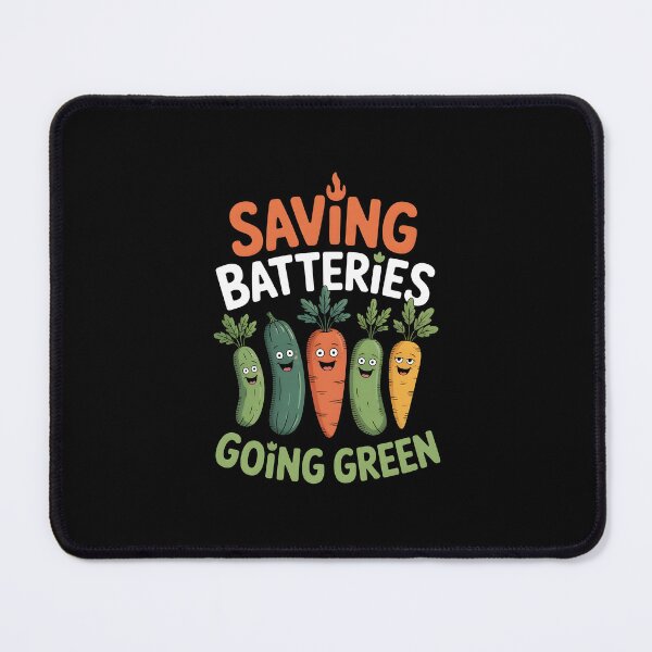Item preview, Saving Batteries Going Green designed and sold by HeadTurningArt.