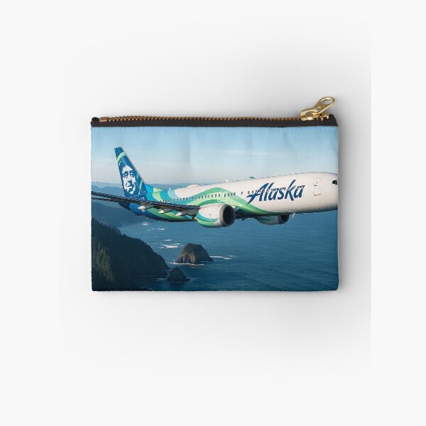 Item preview, Alaska Airlines 737 MAX 9 in Our Commitment Livery Over the Paci designed and sold by Skyframe Aviation.