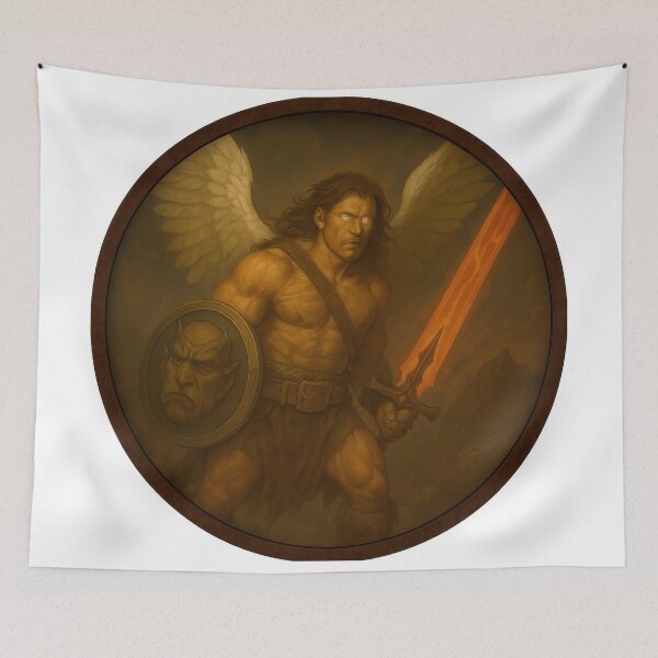 Item preview, Aasimar Barbarian designed and sold by Johnny MeatShield.