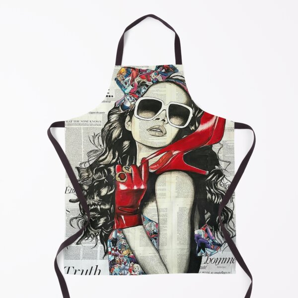 Item preview, Illustration of a Modern Woman on Newspaper Clippings designed and sold by Vicky021.