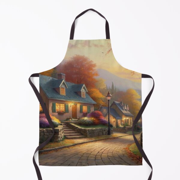 Item preview, Golden Leaves in the Village Lane designed and sold by BlareBlare.