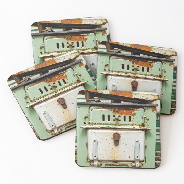 Item preview, Vintage enamel, wood burning cooker and heater designed and sold by WildLadyWood.