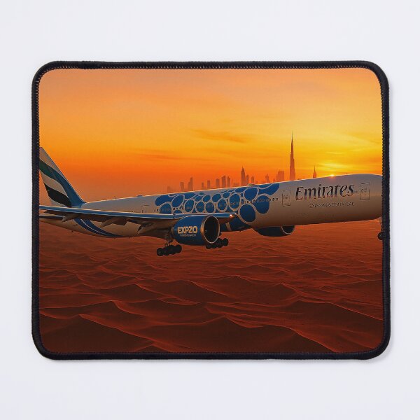 Item preview, Emirates 777 in Expo 2020 Mobility Livery Over Dubai designed and sold by Skyframe Aviation.