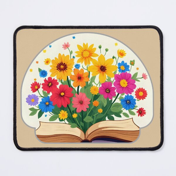 Item preview, Flowers Growing from Book designed and sold by Agnes-Creative.