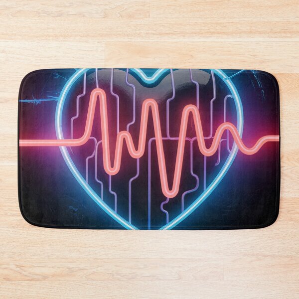 Item preview, Pulse Neon Heartbeat designed and sold by ShadowAndSlate.