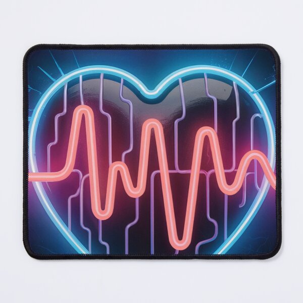 Item preview, Pulse Neon Heartbeat designed and sold by ShadowAndSlate.