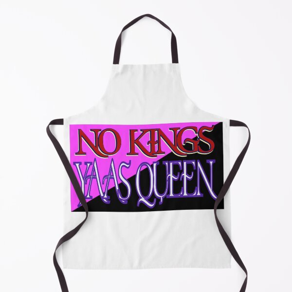 Item preview, No Kings Yaas Queen – Queer Anarchy Flag Protest Typography designed and sold by aadventures.