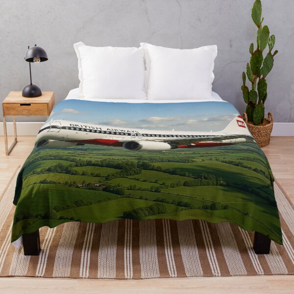 Item preview, British Airways A320neo in BEA Retro Livery Over England designed and sold by Skyframe Aviation.