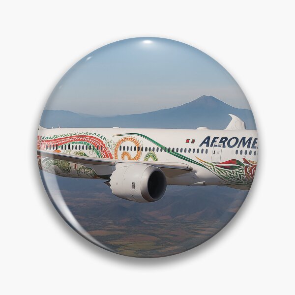 Item preview, Aeromexico 787 in Quetzalcoatl Livery Over Central Mexico designed and sold by Skyframe Aviation.