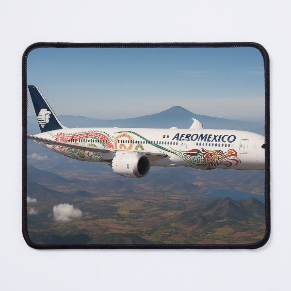 Item preview, Aeromexico 787 in Quetzalcoatl Livery Over Central Mexico designed and sold by Skyframe Aviation.