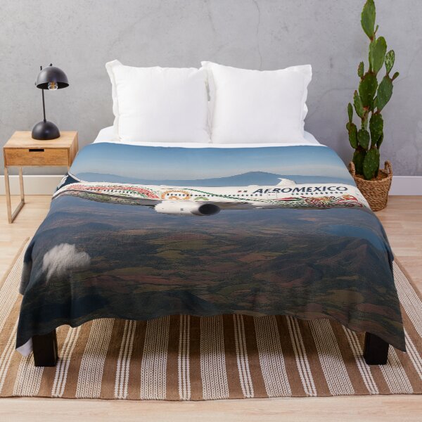 Item preview, Aeromexico 787 in Quetzalcoatl Livery Over Central Mexico designed and sold by Skyframe Aviation.