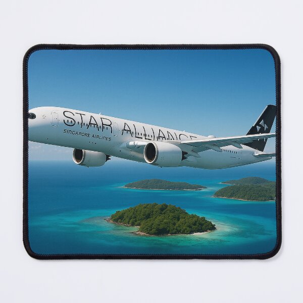 Item preview, Singapore Airlines A350 in Star Alliance Livery Above the Tropic designed and sold by Skyframe Aviation.