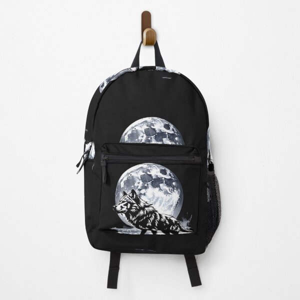 Item preview, Moonlit Howl – Majestic Wolf in the Night designed and sold by The-Daily-Drape.