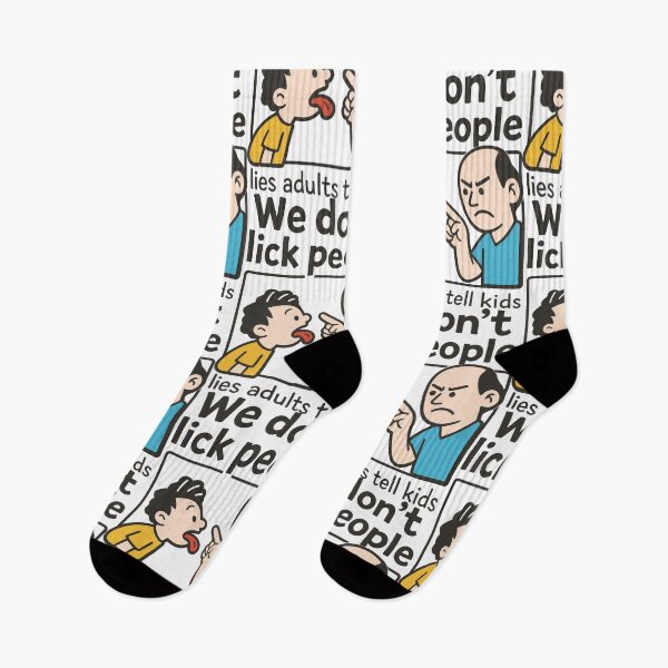 Item preview, We don't lick people - lies adults tell kids designed and sold by portokalis.