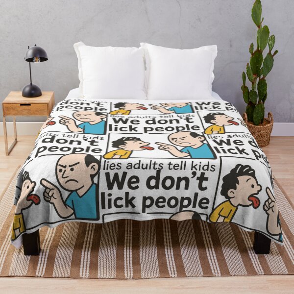 Item preview, We don't lick people - lies adults tell kids designed and sold by portokalis.
