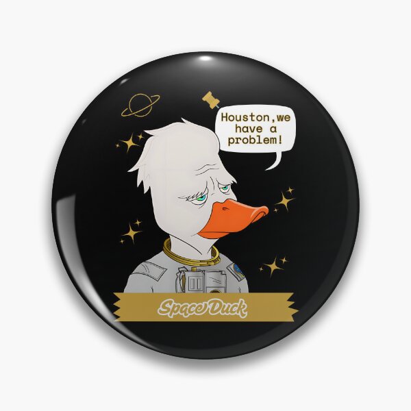 Item preview, Space Duck designed and sold by Dull Duck Store.