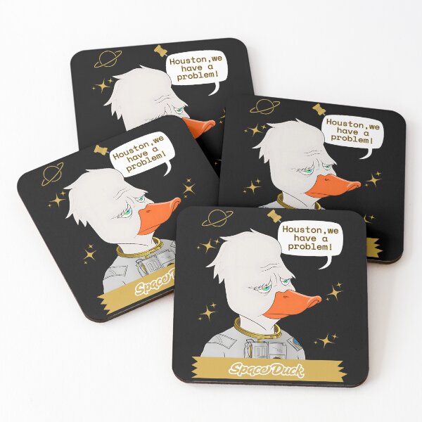 Item preview, Space Duck designed and sold by Dull Duck Store.