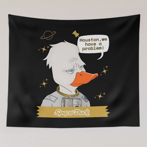 Item preview, Space Duck designed and sold by Dull Duck Store.