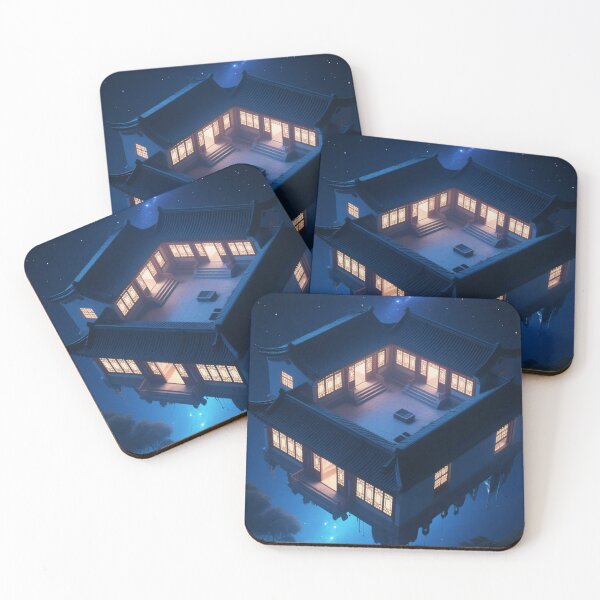 Item preview, Glowing Chinese Courtyard Sci-Fi designed and sold by WittyPretty.
