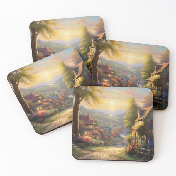 Item preview, Sunlit Streets of the Village designed and sold by BlareBlare.