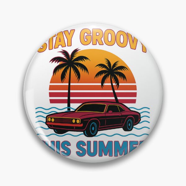 Item preview, Bring on the retro vibes and sunshine with this “Stay Groovy This Summer” designed and sold by Gayan-Art.