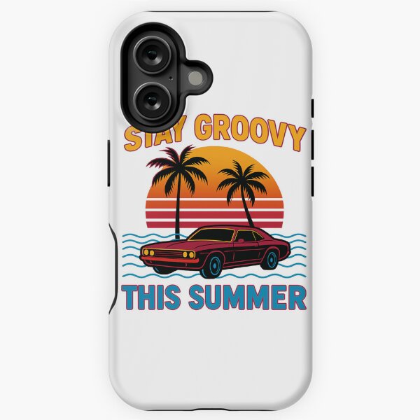 Item preview, Bring on the retro vibes and sunshine with this “Stay Groovy This Summer” designed and sold by Gayan-Art.