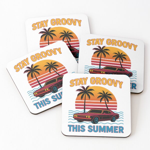 Item preview, Bring on the retro vibes and sunshine with this “Stay Groovy This Summer” designed and sold by Gayan-Art.